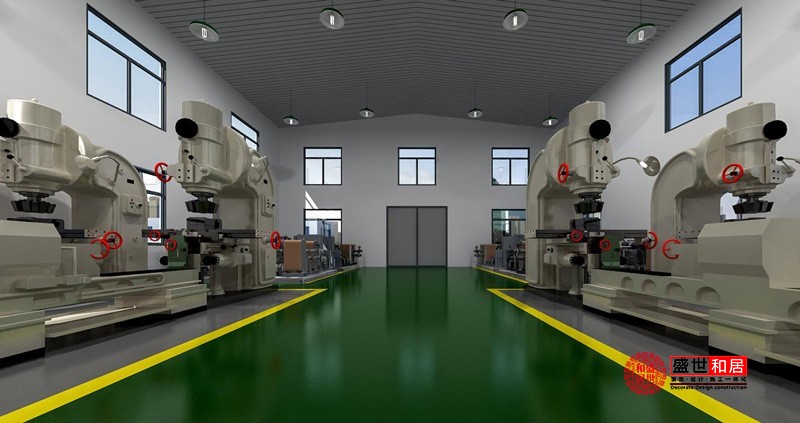 合肥廠房裝修設(shè)計：電子廠車間地面為什么大多都是綠色？