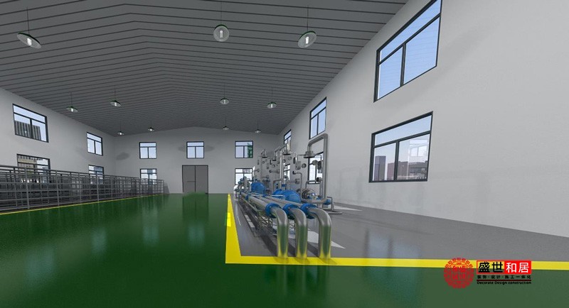 合肥廠房裝修設(shè)計：電子廠車間地面為什么大多都是綠色？